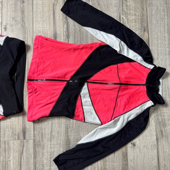 Bebe set 2 piece BBSP Bebe sport set work out yoga athletic 2000s gym coral neon - Picture 5 of 15